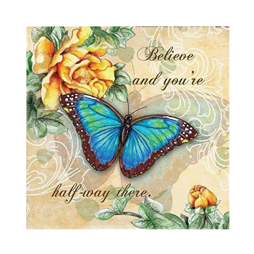 Pansies - Full Round Drill Diamond Painting 30*30CM