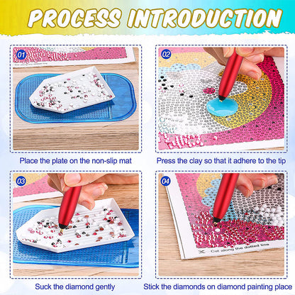 DIY Diamond Painting Point Drill Pen Multifunctional Nail Art Tool Stylus