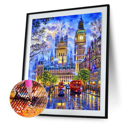 City ??Street View - Full Round Drill Diamond Painting 40*50CM