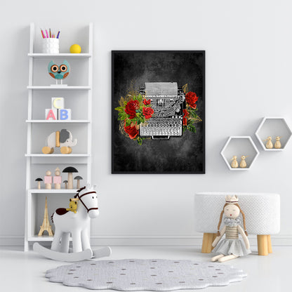 Rose 30*40CM(Canvas) Full Round Drill Diamond Painting