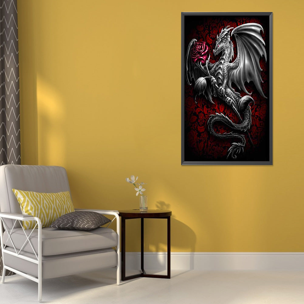 Dragon 40*70CM(Canvas) Full Round Drill Diamond Painting
