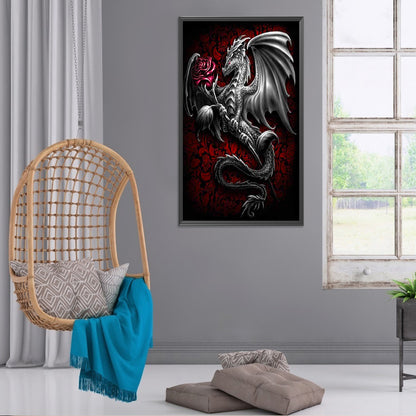 Dragon 40*70CM(Canvas) Full Round Drill Diamond Painting