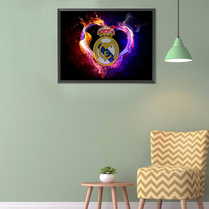 Flame Pattern 40*30CM(Canvas) Full Round Drill Diamond Painting