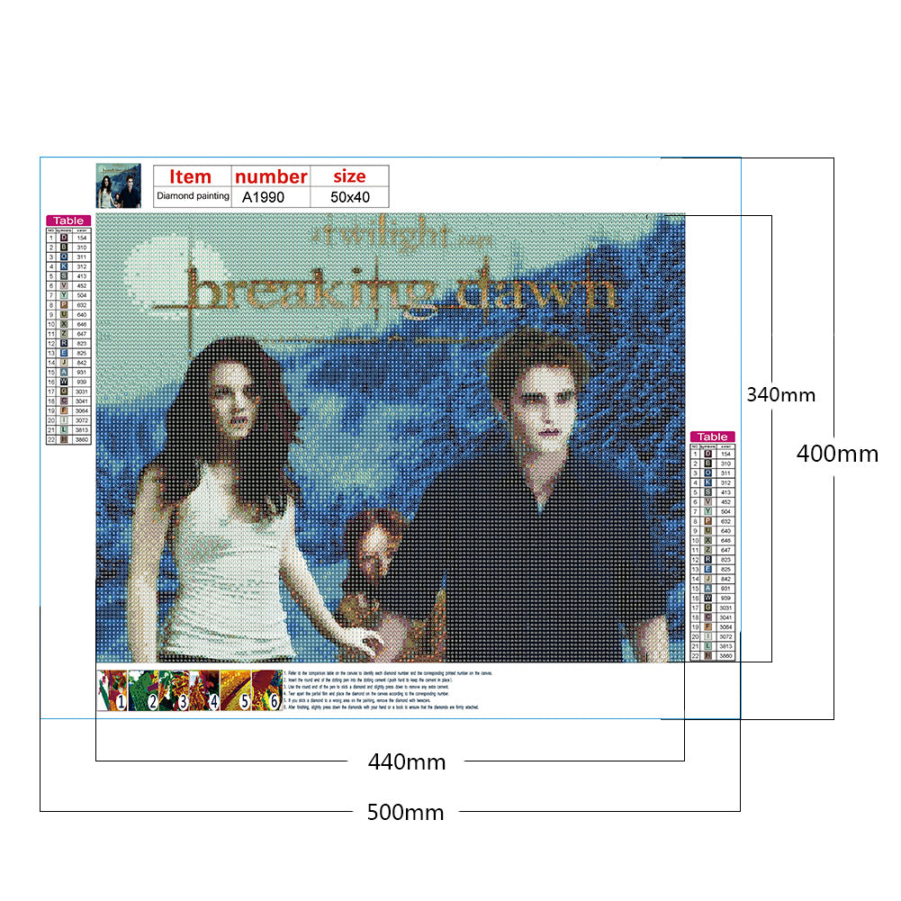Twilight 50*40CM(Canvas) Full Round Drill Diamond Painting