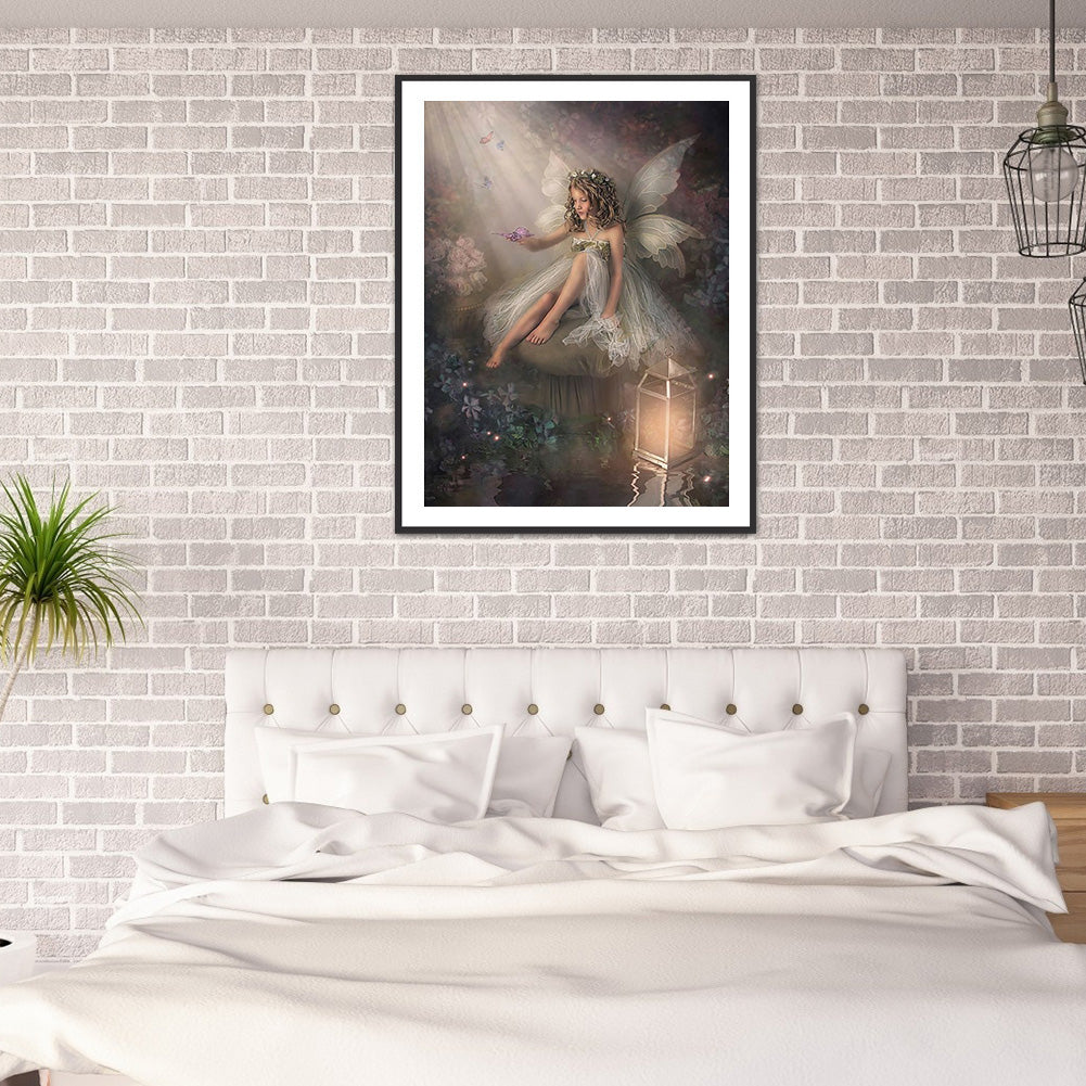 Little Angel 30*40CM(Canvas) Full Round Drill Diamond Painting