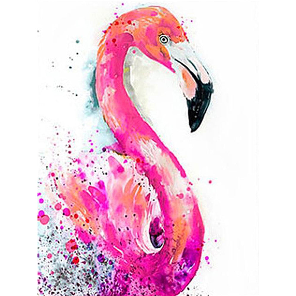 Flamingo 30*40CM(Canvas) Full Round Drill Diamond Painting