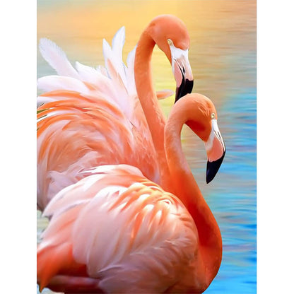 Flamingo 30*40CM(Canvas) Full Round Drill Diamond Painting