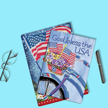 DIY Diamond Painting Notebook Special Shaped Drill A5 Diary Book 50 Pages