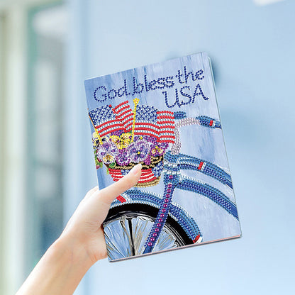 DIY Diamond Painting Notebook Special Shaped Drill A5 Diary Book 50 Pages