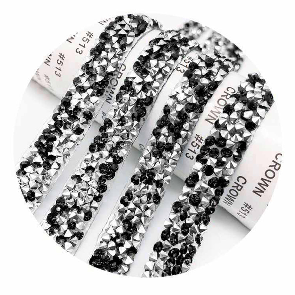 Self Adhesive Crystal Rhinestone Diamond Ribbon DIY Car Phone Sticker Tape