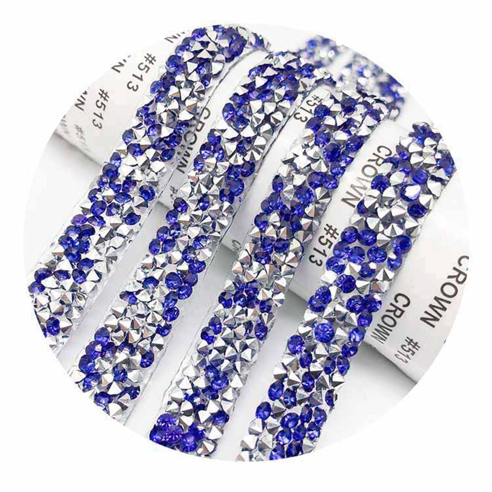 Self Adhesive Crystal Rhinestone Diamond Ribbon DIY Car Phone Sticker Tape