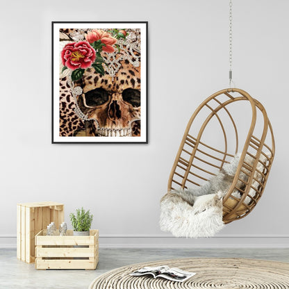 Skeleton 30*40CM(Canvas) Full Round Drill Diamond Painting