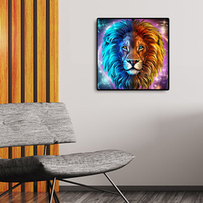 Lion 30*30CM(Canvas) Full Round Drill Diamond Painting