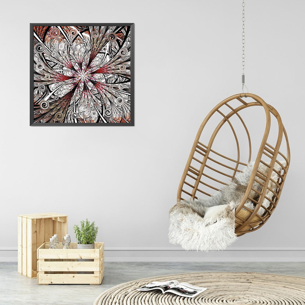 Mandala Pattern - Full Round Drill Diamond Painting 35*35CM