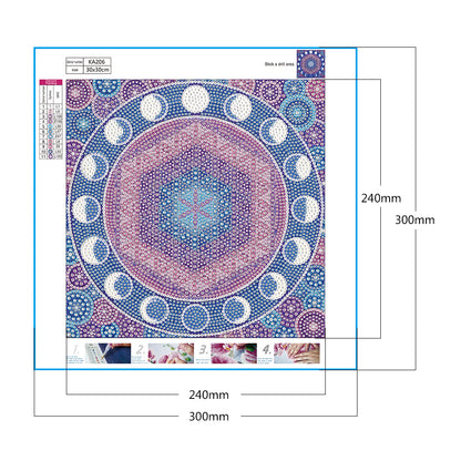 Twelve O'Clock 30*30CM(Canvas) Crystal Drill Diamond Paiting