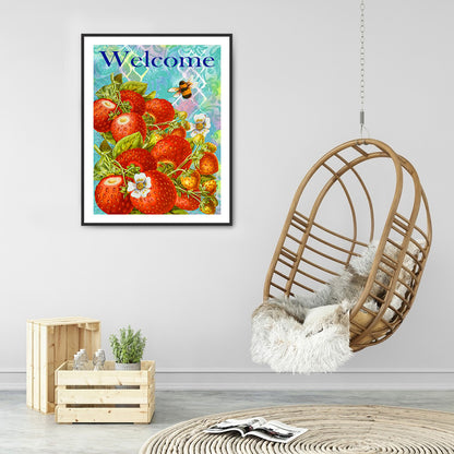 Strawberry 30*40CM(Canvas) Full Round Drill Diamond Painting