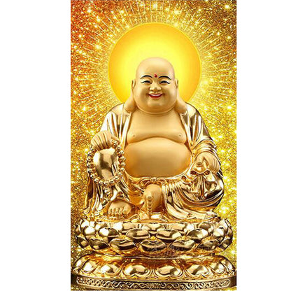 Buddha'S Light Shines 40*70CM(Canvas) Full Round Drill Diamond Painting