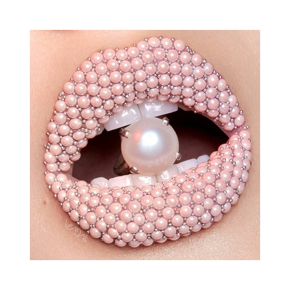 Pearl Lips 30*30CM(Canvas) Full Round Drill Diamond Painting
