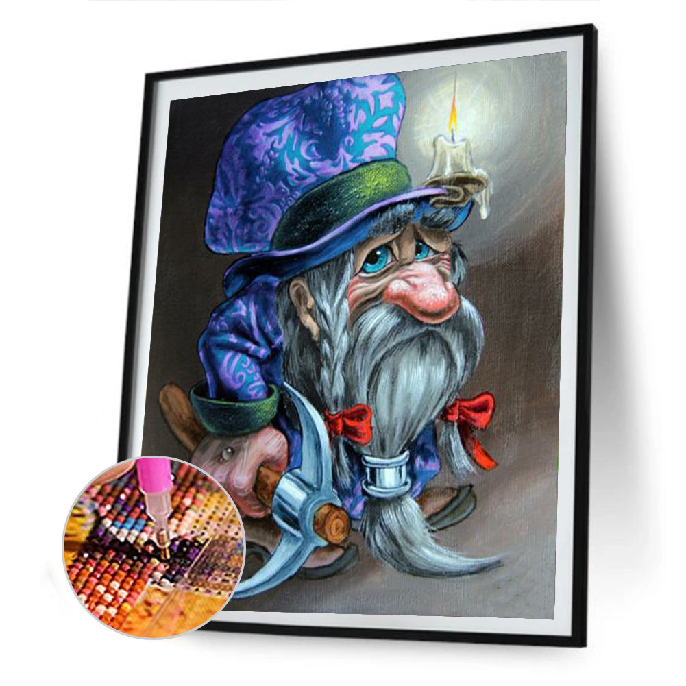 Candle Sickle Hand - Full Round Drill Diamond Painting 30*40CM