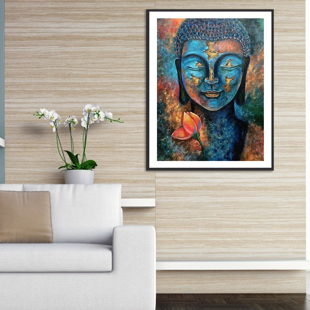 Buddha Statue - Full Round Drill Diamond Painting 50*60CM
