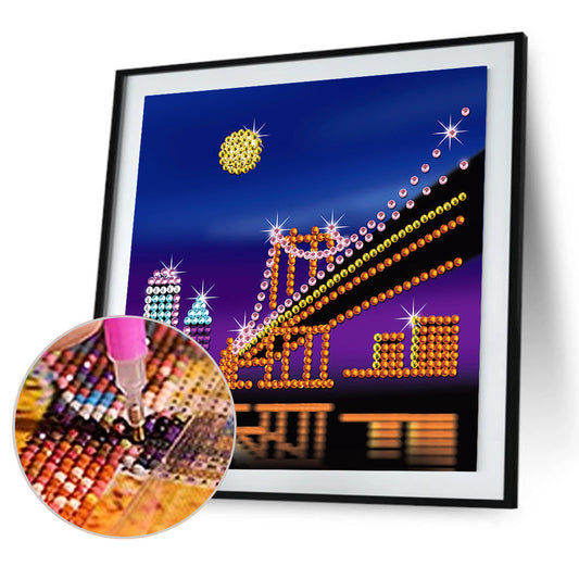 City ??Building - Crystal Drill Diamond Paiting 30*30CM