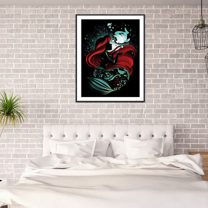 Princess Silhouette - Full Round Drill Diamond Painting 40*50CM
