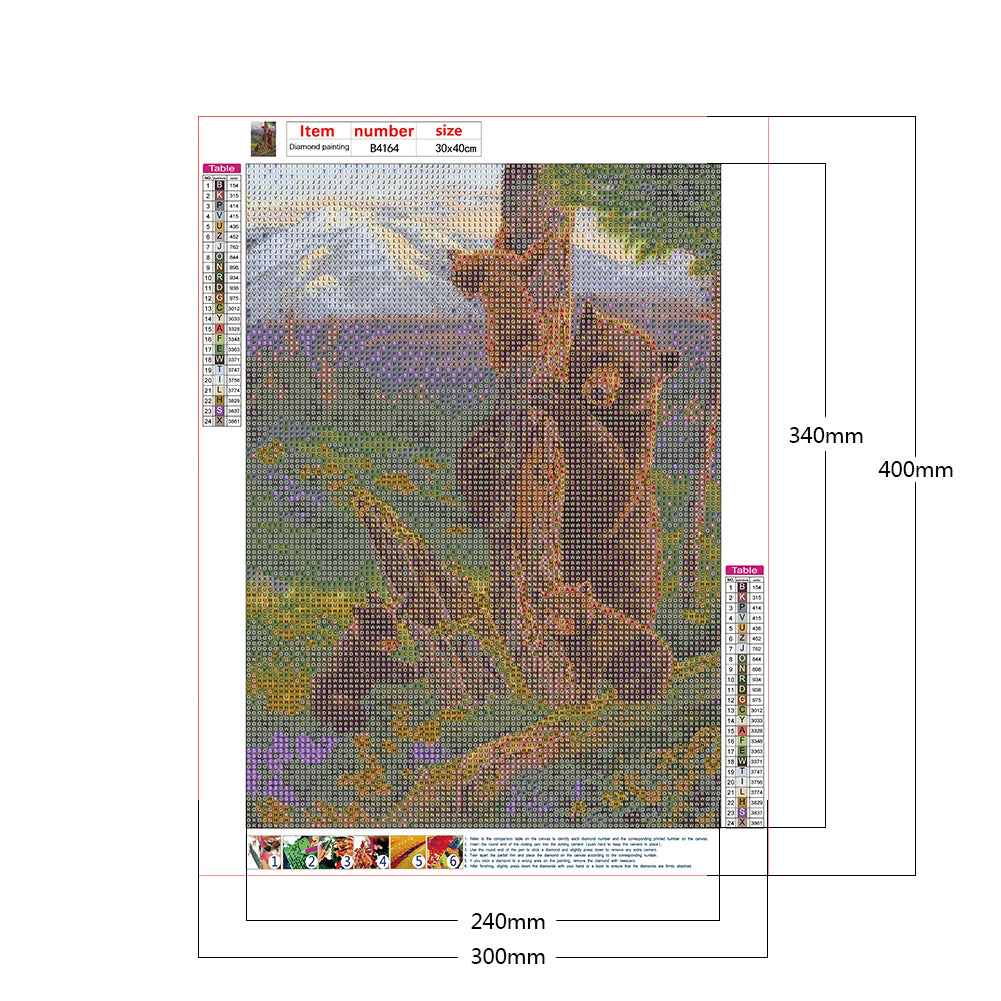 Bear - Full Round Drill Diamond Painting 30*40CM