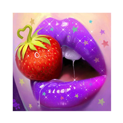 Lip Art - Full Round Drill Diamond Painting 30*30CM