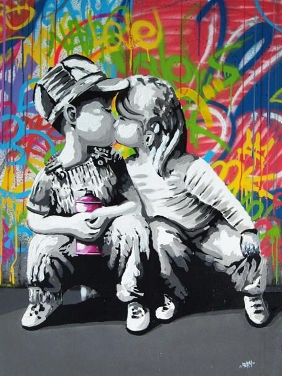 Graffiti - Full Round Drill Diamond Painting 30*40CM