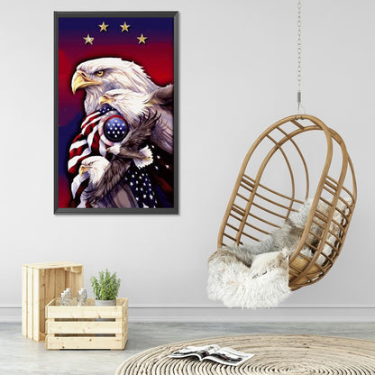 Eagle - Full Round Drill Diamond Painting 40*60CM