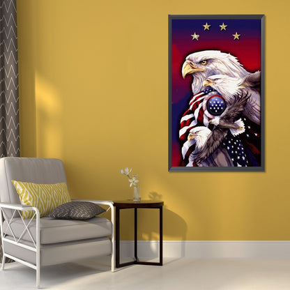 Eagle - Full Round Drill Diamond Painting 40*60CM