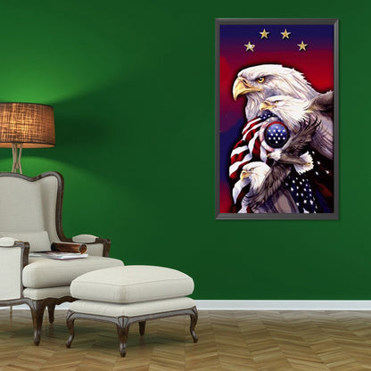 Eagle - Full Round Drill Diamond Painting 40*60CM