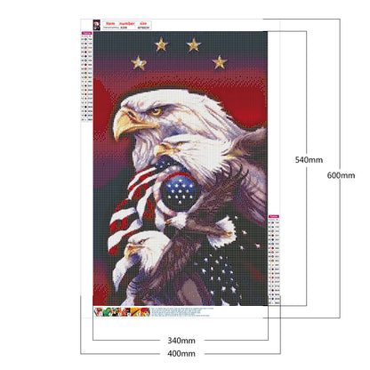 Eagle - Full Round Drill Diamond Painting 40*60CM