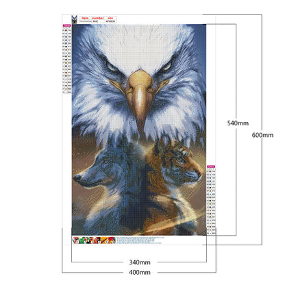 Eagle - Full Round Drill Diamond Painting 40*60CM