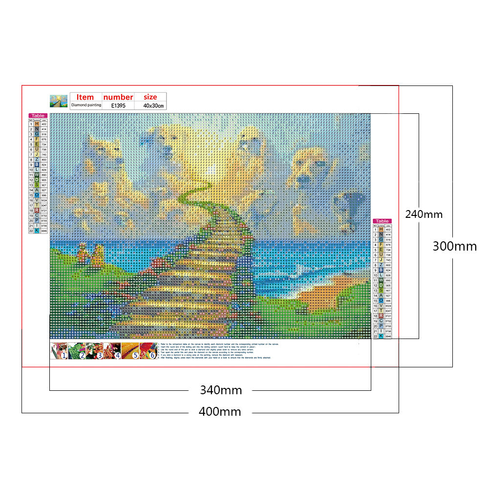 Landscape - Full Round Drill Diamond Painting 40*30CM