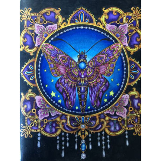Butterfly - Full Round Drill Diamond Painting 30*40CM