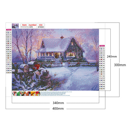 Houses - Full Round Drill Diamond Painting 40*30CM