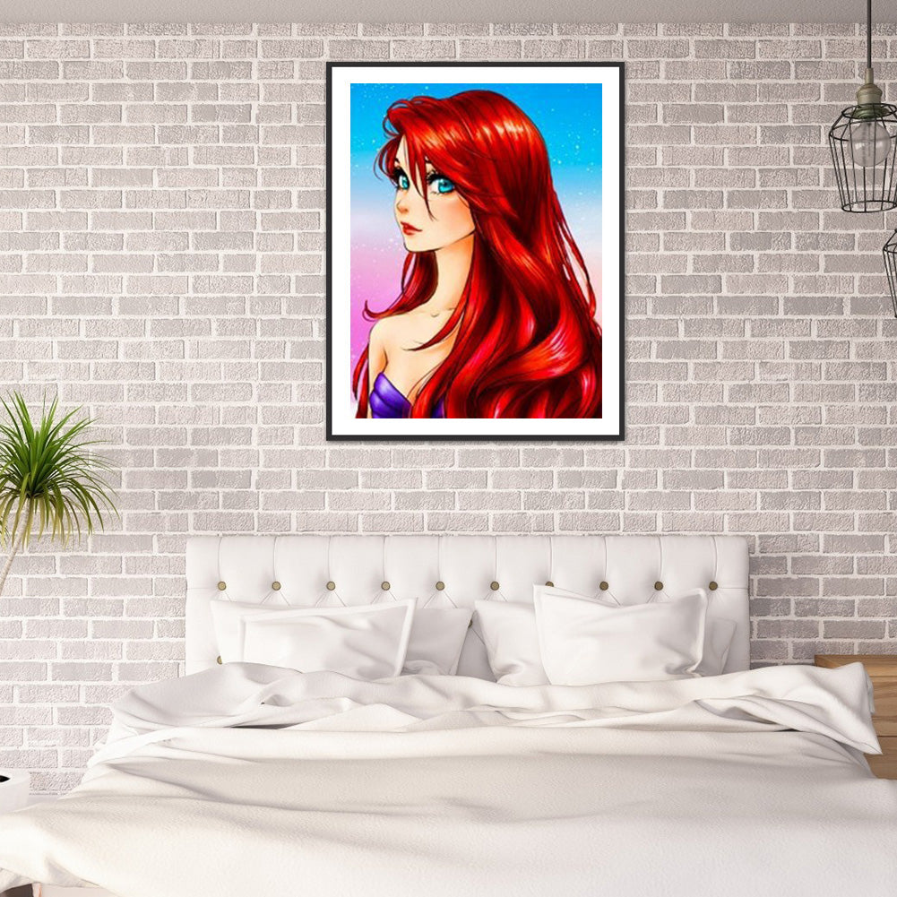 Disney Princess 30*40CM(Canvas) Full Round Drill Diamond Painting