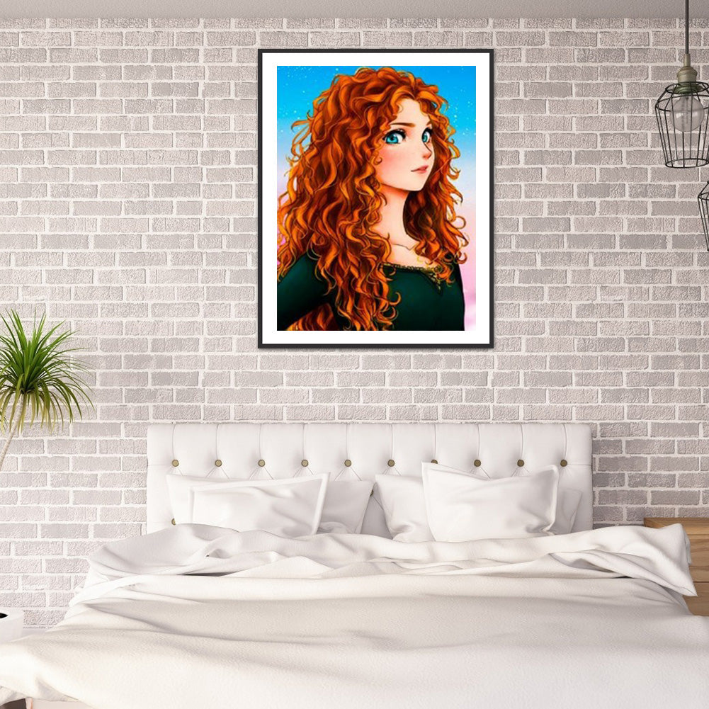 Disney Princess 30*40CM(Canvas) Full Round Drill Diamond Painting