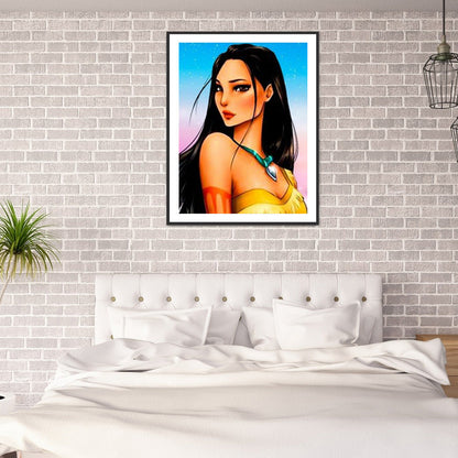 Disney Princess 30*40CM(Canvas) Full Round Drill Diamond Painting