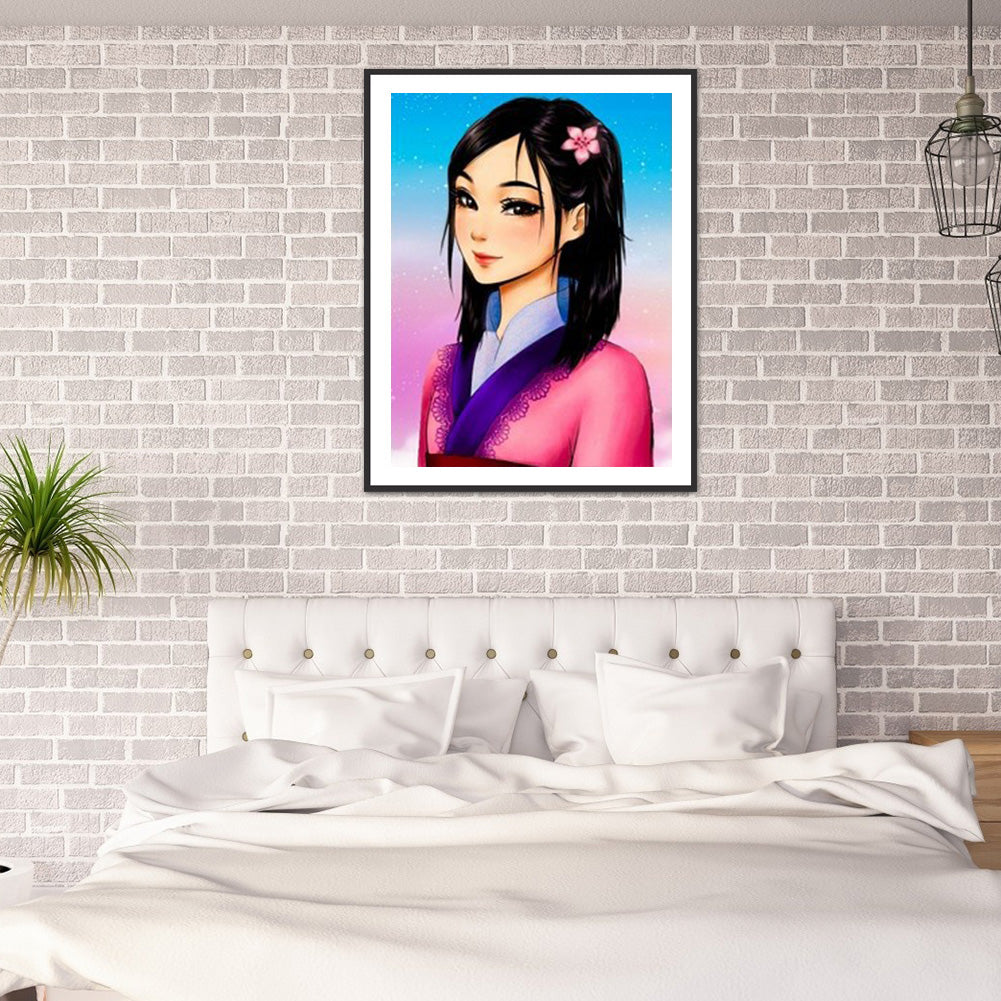 Disney Princess 30*40CM(Canvas) Full Round Drill Diamond Painting