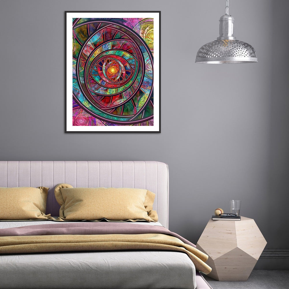 Symmetrical Pattern - Full Square Drill Diamond Painting 50*60CM