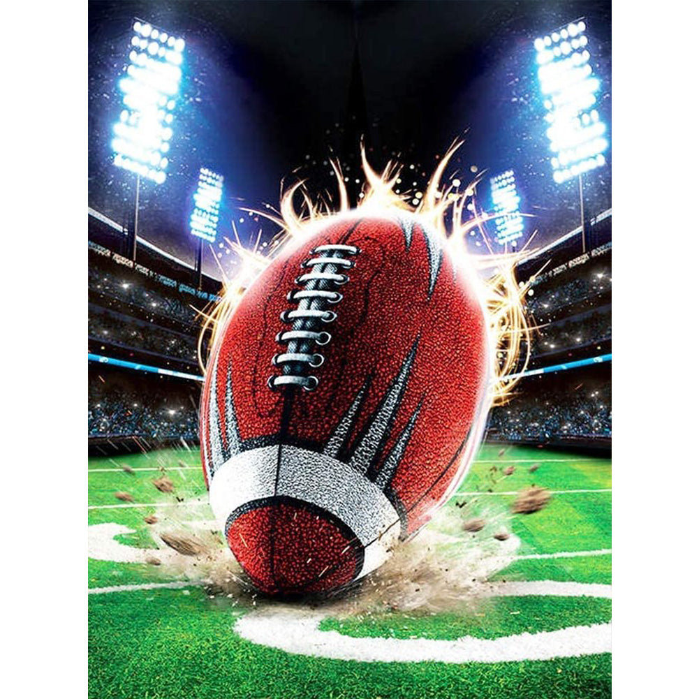 Football - Full Round Drill Diamond Painting 30*40CM