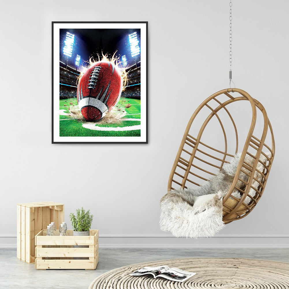 Football - Full Round Drill Diamond Painting 30*40CM
