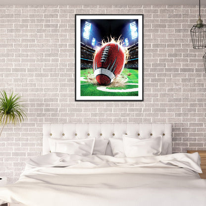 Football - Full Round Drill Diamond Painting 30*40CM