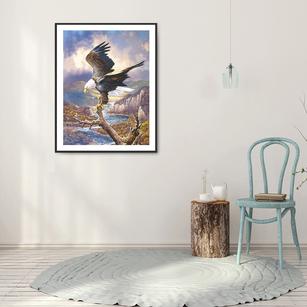 Eagle - Full Round Drill Diamond Painting 30*40CM