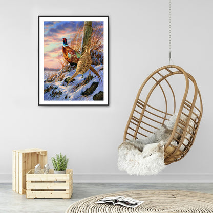 Colorful Chicken - Full Round Drill Diamond Painting 30*40CM