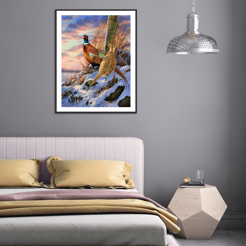 Colorful Chicken - Full Round Drill Diamond Painting 30*40CM