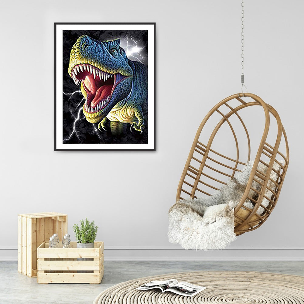 Jurassic World - Full Round Drill Diamond Painting 30*40CM