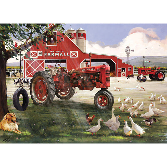 Manor Farm - Full Round Drill Diamond Painting 40*30CM